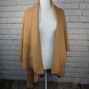 WOMENS CAPE SHAWL ONFA CAMEL COLOR BY LOOK VERSITILE WEARING OPTIONS